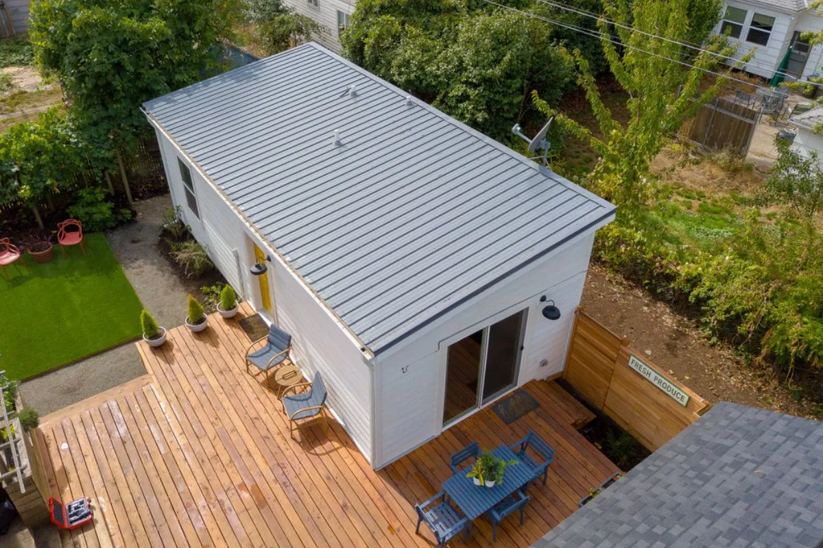 aerial view of accessory dwelling units in meridian id