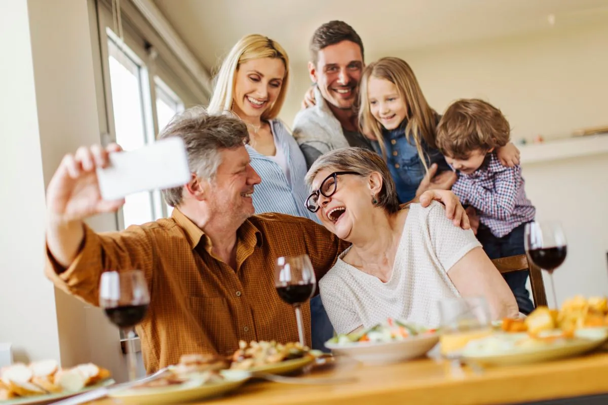 multi generation family gathering in accessory dwelling units