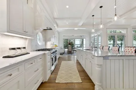 kitchen galley of new home