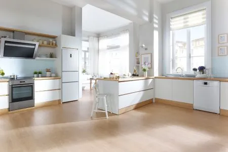 modern kitchen with open concept