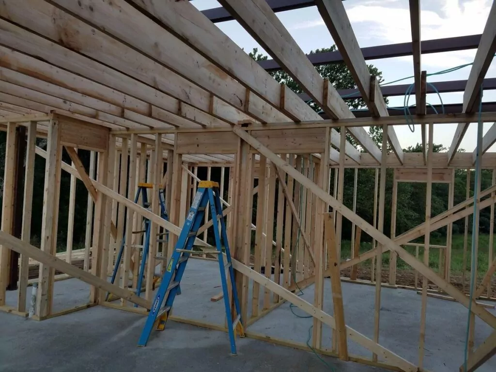 addition framing to an existing home